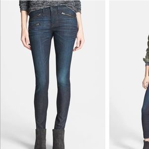 Rag & Bone Zip Skinny moto jeans